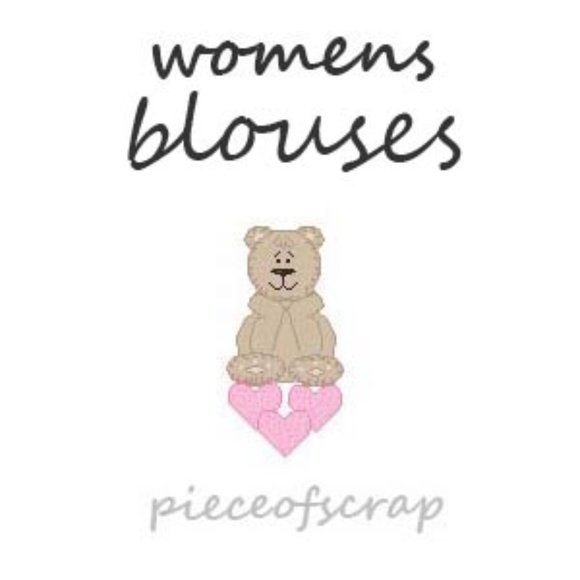 💕🐻 Shop pieceofscrap blouses 🐻💕 - Picture 1 of 1